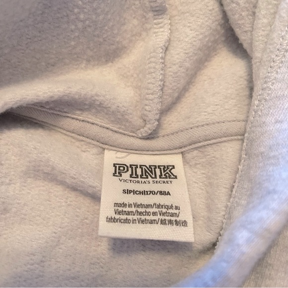 Victoria Secret Pink LOGO PULLOVER HOODIE Sweater Small - Picture 6 of 6